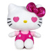 Play by Play Hello Kitty 50th Anniversary Plush Figure Pink Bow Pink Shirt 22 cm