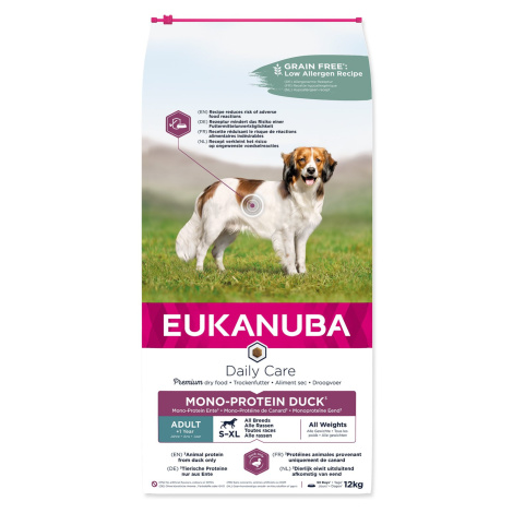 Krmivo EUKANUBA Daily Care Adult Mono Protein Duck 12kg