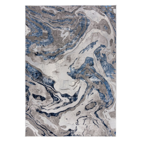 AKCE: 240x340 cm Kusový koberec Eris Marbled Navy - 240x340 cm Flair Rugs koberce