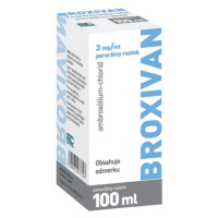 BROXIVAN 3 mg/ml perorálny roztok sol por fľ. skl. hnedá + plast. odmer. 100 ml