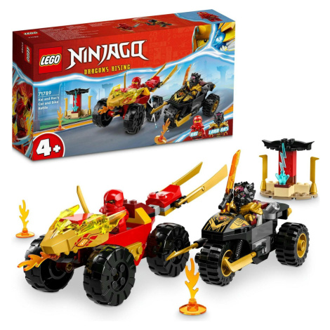LEGO® NINJAGO® 71789 Kai a Ras v súboji auta s motorkou