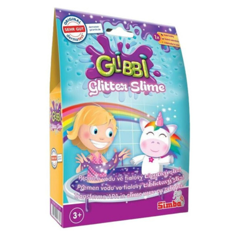 Simba Glibbi Slime Sliz fialový trpytivý DP10