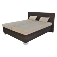 Sconto Polohovacia posteľ s matracom GLORIA hnedá/béžová, 180x200 cm