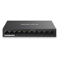 MERCUSYS switch MS110P (10x100Mb/s, 8xPoE+, 65W, fanless)