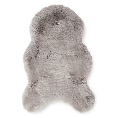 Svetlosivá syntetická kožušina 60x90 cm Super Teddy – Think Rugs