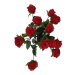 Umelá kytica Ruží červená, 67 cm, 12 ks