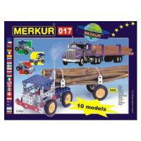 Stavebnica MERKÚR 017 Kamión 10 modelov 202ks v krabici 26x18x5cm