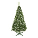 mamido  Umelý vianočný stromček borovice so snehom 220 cm