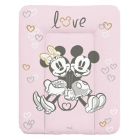 CEBA Podložka prebaľovacia mäkká na komodu 50x70 Disney Minnie & Mickey Pink