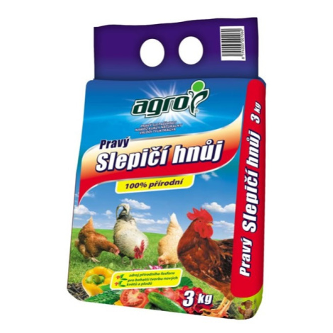 Agro Pravý slepačí hnoj 3kg Agro CS