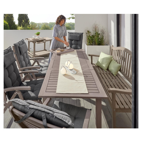 Rozkladací stôl »Leira« s výrezom na slnečník Tchibo