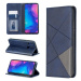 Huawei Honor 60, bočné otváracie puzdro, stojan, geometrický vzor, Wooze DesignBook, modrá
