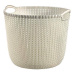 Kôš Curver® KNIT PAPER BIN 7L krémový, 24x27x23 cm, na papier