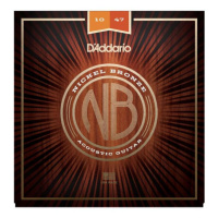 D'Addario NB1047 Nikel Bronze Acoustic Extra Light