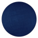 Kusový koberec Nasty 104447 Darkblue - 133x133 (průměr) kruh cm Hanse Home Collection koberce