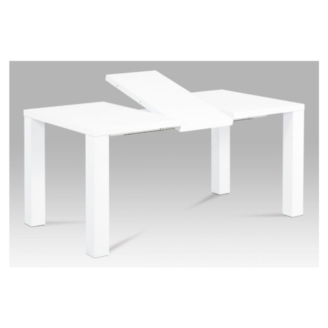 Rozkladací jedálenský stôl AT-3009 WT biely,Rozkladací jedálenský stôl AT-3009 WT biely