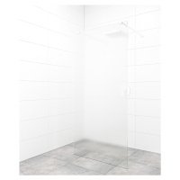 Sprchová zástena Walk-in 140 cm SAT vo farbe profilu biela SATBWI140MSZAVB