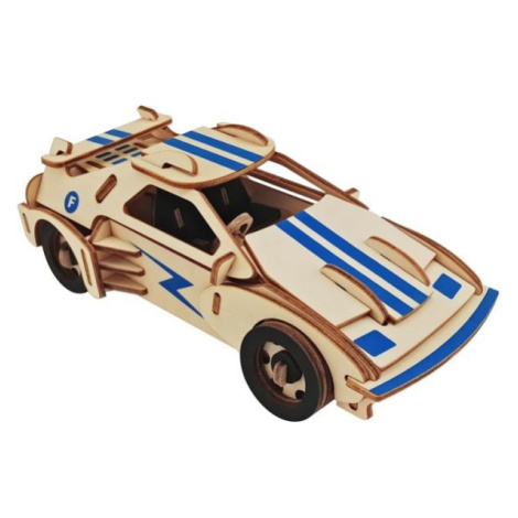 Woodcraft Drevené 3D puzzle Závodné auto F 20