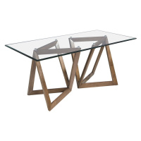 Estila Elegantný jedálenský stôl Vita Naturale v modernom talianskom štýle z tvrdeného skla s no