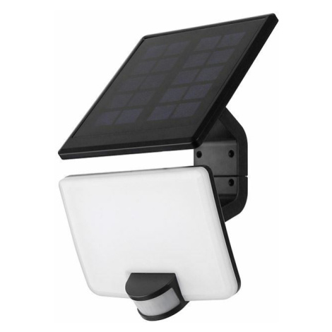 Solight LED solárne svetlo so senzorom, 11W, 1200lm, Li-on, čierna