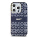 DKNY PC/TPU Repeat Texture Pattern W Stripe MagSafe Apple iPhone 15 DKHMP15SHRHSEB Blue