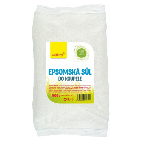 WOLFBERRY Epsomská soľ do kúpeľa 1000 g