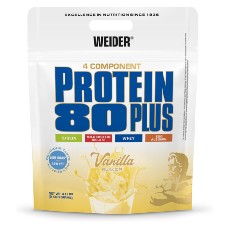 WEIDER Protein 80 plus vanilka 2000 g