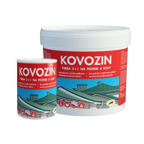 KOVOZIN - Antikorózna farba na kov a pozink červenohnedá 6 kg