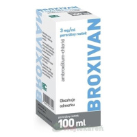 BROXIVAN 3 mg/ml perorálny roztok na vykašliavanie 100 ml