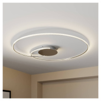 Lindby LED stropné svietidlo Joline, kryštály, 90 cm, kov