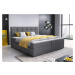 Expedo GLOS kárpitozott boxspring ágy, 140x200, sawana 24 + topper