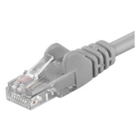 PremiumCord Patch kábel UTP RJ45-RJ45 CAT6 10m šedý