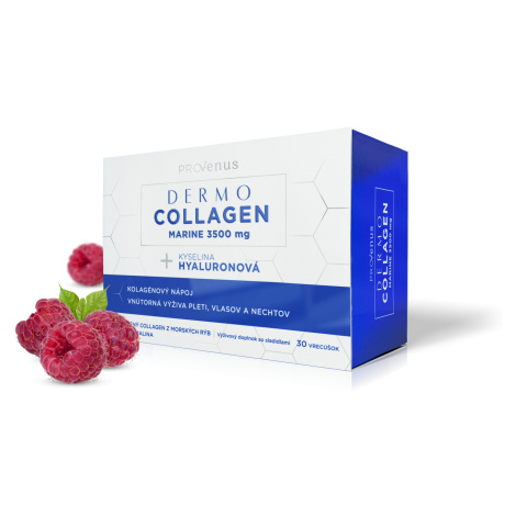 PROVENUS DermoCollagen Marine 3500 mg prášok s malinovou príchuťou 30 vrecúšok