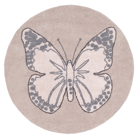 Ručne tkaný kusový koberec Butterfly Rozmery koberca: 160x160 kruh