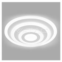 Závesné LED svietidlo okrúhle 85W, 3000K, stmievateľné, biele VT-85-3D (V-TAC)