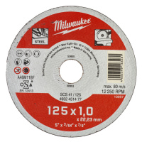 MILWAUKEE Rezný kotúč Contractor SCS 41/125 × 1 mm 200 ks