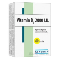 GENERICA Vitamin D3 2000 I.U., 60 ks