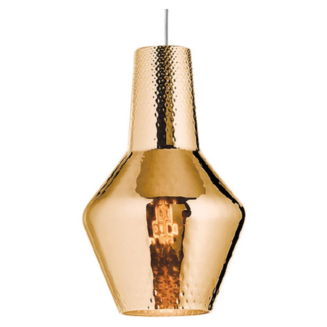 Závesná lampa Romeo 130 cm staro-zlatá metalická Ailati