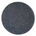 Kusový koberec Color Shaggy šedý kruh - 67x67 (průměr) kruh cm Vopi koberce