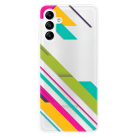 Odolné silikónové puzdro iSaprio - Color Stripes 03 - Samsung Galaxy A04s