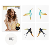 TATTonMe Metalické tetovačky pre ženy Vtáci sada Gold