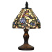 Stolová lampa 5LL-6181 v štýle Tiffany, Ø 18 cm