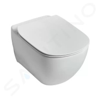 IDEAL STANDARD - Tesi Závesné WC s doskou, AquaBlade, biela T354701