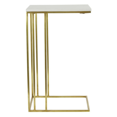 Odkladací stolík s doskou v dekore mramoru 31x41 cm Roshan – Light & Living