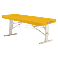 Prenosný elektrický masážny stôl Clap Tzu Linea Ayurveda Farba: PU - žltá (sun), Doplnky: sieťov