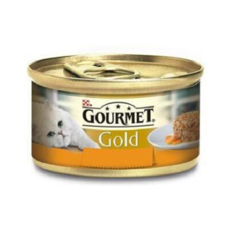 GOURMET GOLD Savoury Cake s jahňacím a zelenými fazuľkami konzervy pre mačky12x85g