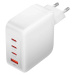 Nabíjačka Vention, Wall charger, FEIW0-EU,  3xUSB-C, USB- A, 140W/140W/30W/18W, GaN (white)