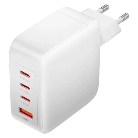 Nabíjačka Vention, Wall charger, FEIW0-EU,  3xUSB-C, USB- A, 140W/140W/30W/18W, GaN (white)