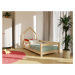 Benlemi Detská posteľ domček POPPI s bočnicou Zvoľte farbu: Biela, Zvoľte rozmer: 90x190 cm, Zvo