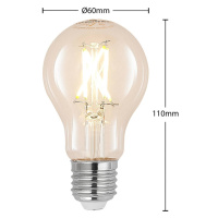 LED E27 4W 2 700 K filament stmievateľná číra 2ks